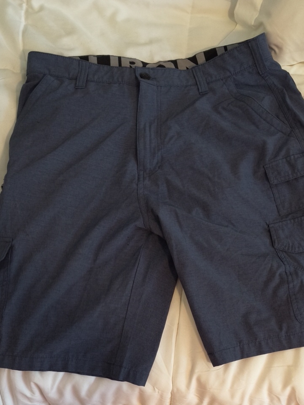 IRON Men's Slate Blue Cargo Shorts